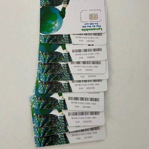 Lycamobile card 10pcs